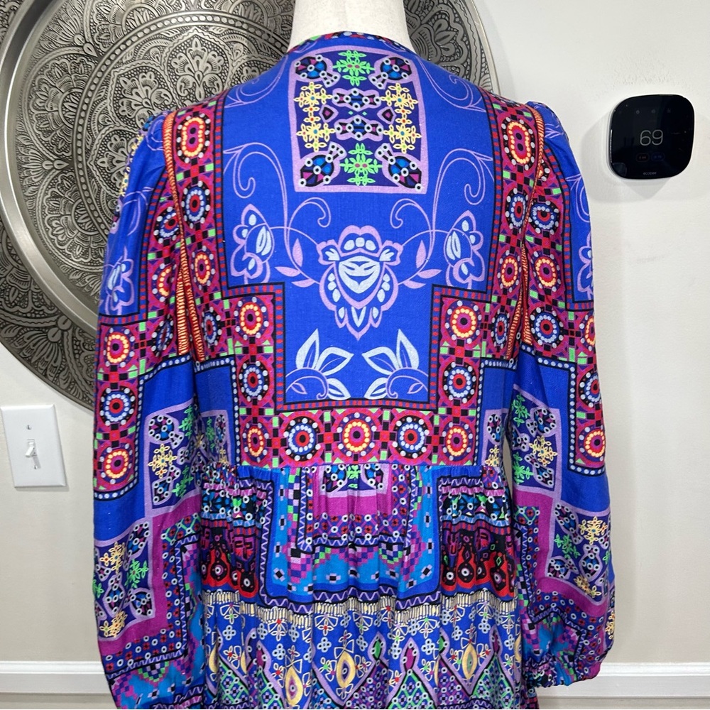 HUNTER BELL Multicolor Patterned Dress - Picture 8 of 15